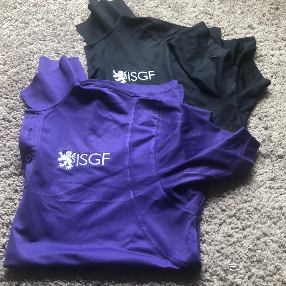Two shirts for men. Size Large.